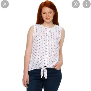 Her Universe Marvel Captain America Sleeveless top